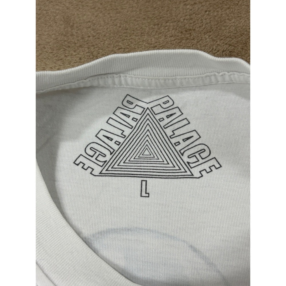 Palace‎ Skateboards Bubbling Print T-Shirt Mens Large White Short sleeve - Picture 2 of 8